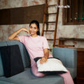 Bamboo Women Nightwear Full set - ⁠⁠Lavender (S-XL) | Initials 3