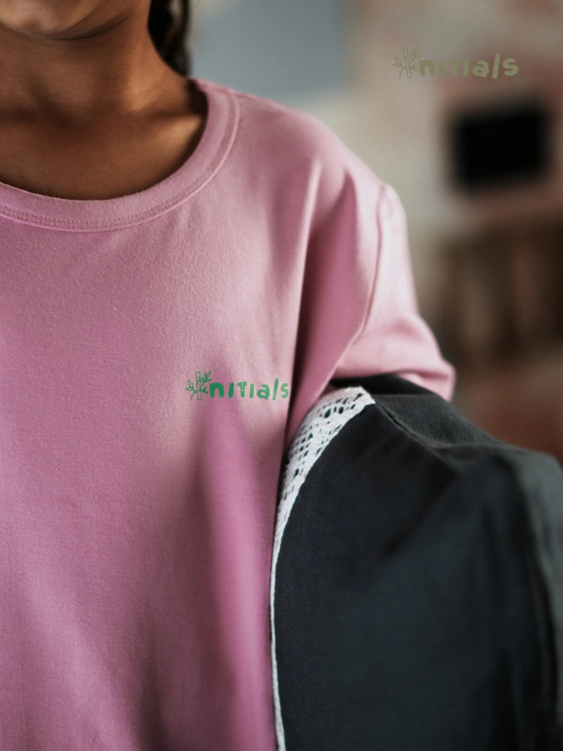 Bamboo Kids Nightwear Full set - ⁠Lavender (1-5Years) | Initials