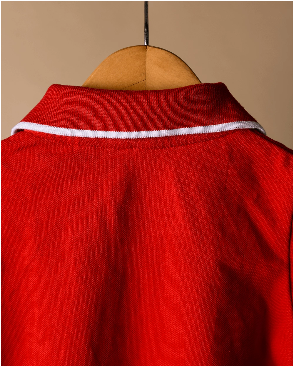 Classic Red Cotton Polo T-Shirt for Kids – Head off-min
