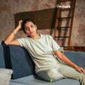 Bamboo Women Nightwear Full set - ⁠Bamboo Green (S-XL) | Initials 1
